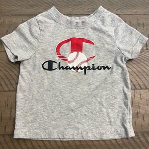 Champion Kids Gray baseball T-Shirt